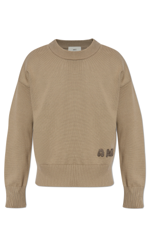 Sweater with embroidered logo