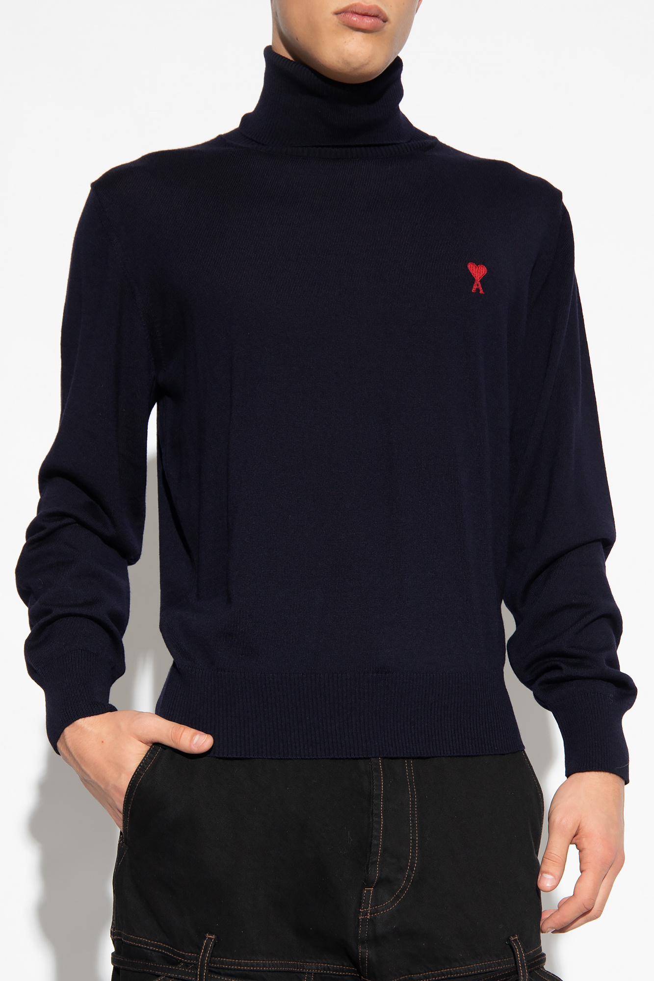 Ami Alexandre Mattiussi Wool turtleneck sweater