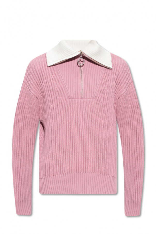 REMAIN button-down shirt jacket Turtleneck sweater