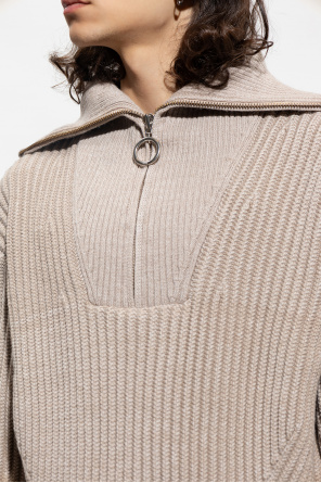 Ami Alexandre Mattiussi Wool Button-Up sweater