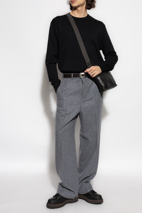 Ami Alexandre Mattiussi Wool sweater with logo