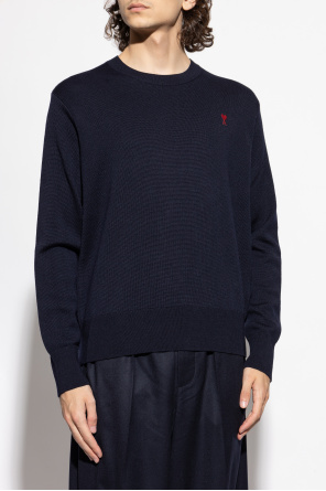 Ami Alexandre Mattiussi Sweater with embroidered logo