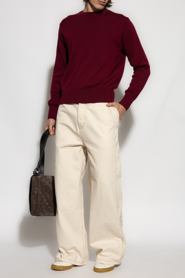 Ami Alexandre Mattiussi Wool sweater with logo