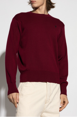 Ami Alexandre Mattiussi Wool sweater with logo