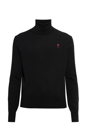 Wool turtleneck sweater