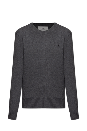 Cashmere sweater with a crew neck