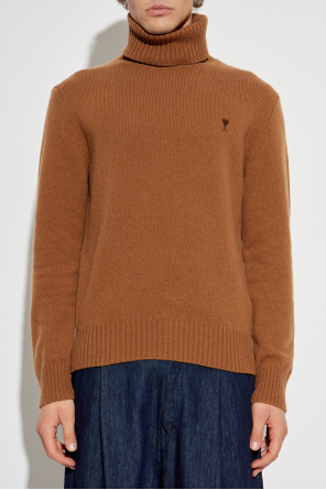 Ami Alexandre Mattiussi Rollkragenpullover mit Logo