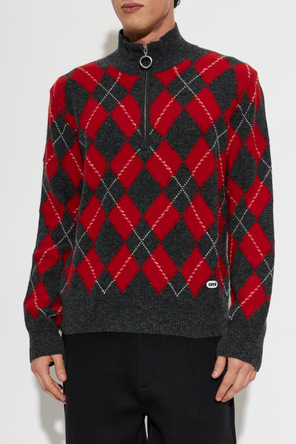 Ami Alexandre Mattiussi Wollpullover mit langen Ärmeln