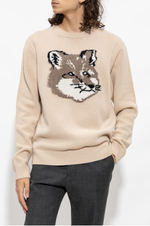 Maison Kitsuné Sweater with animal motif
