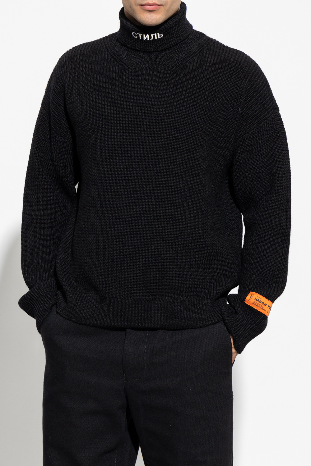 Heron Preston Wool turtleneck sweater