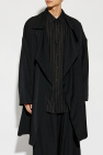 Yohji Yamamoto BLACK Coat in oversize style