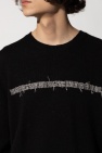 AllSaints BLACK ‘Hope’ sweater with logo