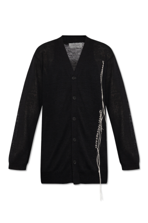 Cardigan with fringes