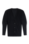 Homme Plissé Issey Miyake BLACK Pleated cardigan