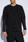Homme Plissé Issey Miyake BLACK Pleated cardigan