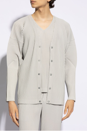 Homme Plissé Issey Miyake Pleated Cardigan by Issey Miyake Homme Plisse