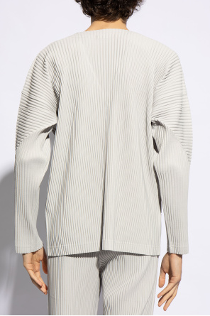 Issey Miyake Homme Plisse Pleated Cardigan by Issey Miyake Homme Plisse