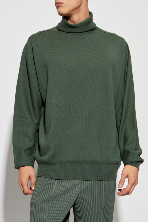 Homme Plissé Issey Miyake Wool Turtleneck