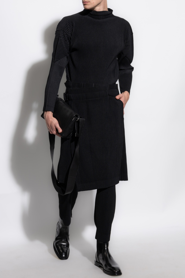 Homme Plissé Issey Miyake Pleated Turtleneck