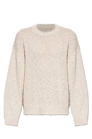 Jersey de algodón con cuello redondo