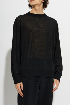 Homme Plissé Issey Miyake Crew Neck Sweater by Homme Plissé Issey Miyake