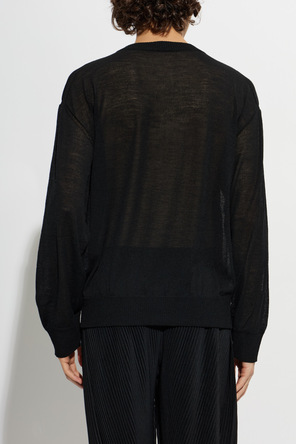 Homme Plissé Issey Miyake Crew Neck Sweater by Homme Plissé Issey Miyake