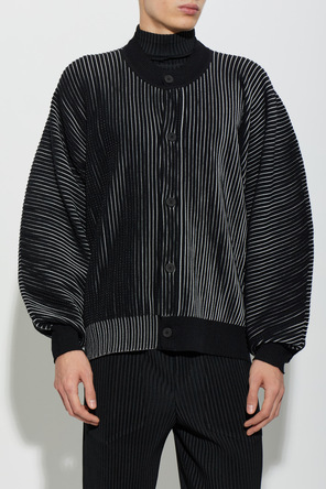 Homme Plissé Issey Miyake Plisowany kardigan