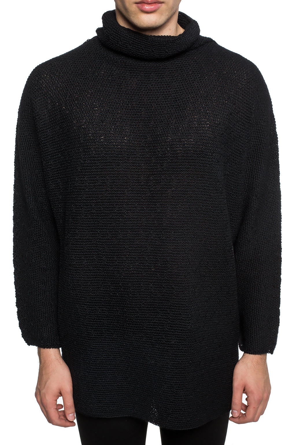 Issey Miyake Homme Plisse Textured turtleneck sweater | Men's Clothing ...