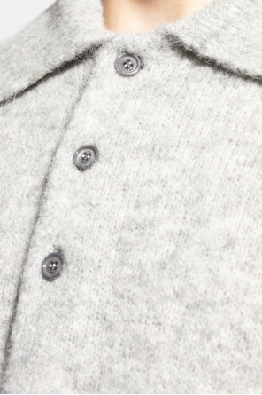 Ami Alexandre Mattiussi Wollpolo mit gesticktem Logo