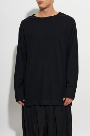 Yohji Yamamoto Jersey de lana con cuello redondo