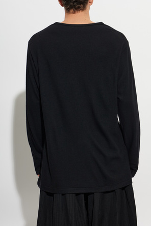 Yohji Yamamoto Jersey de lana con cuello redondo