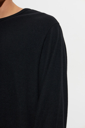 Yohji Yamamoto Jersey de lana con cuello redondo