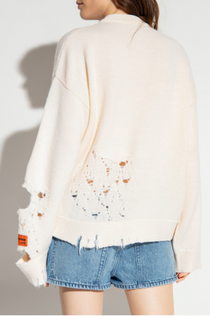 Heron Preston Wool sweater with cut-outs