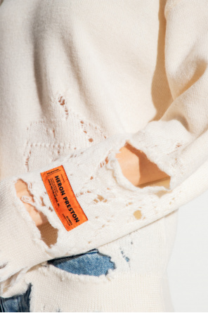 Heron Preston Wool sweater with cut-outs