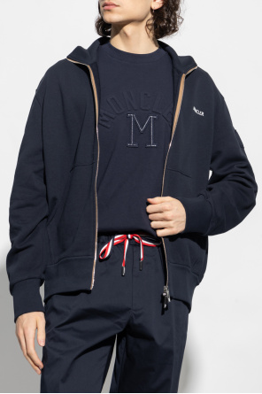 Moncler Zip-up relaxed sweatshirt