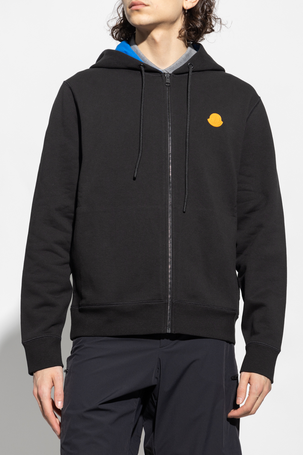 Moncler Zip-up Armani sweatshirt