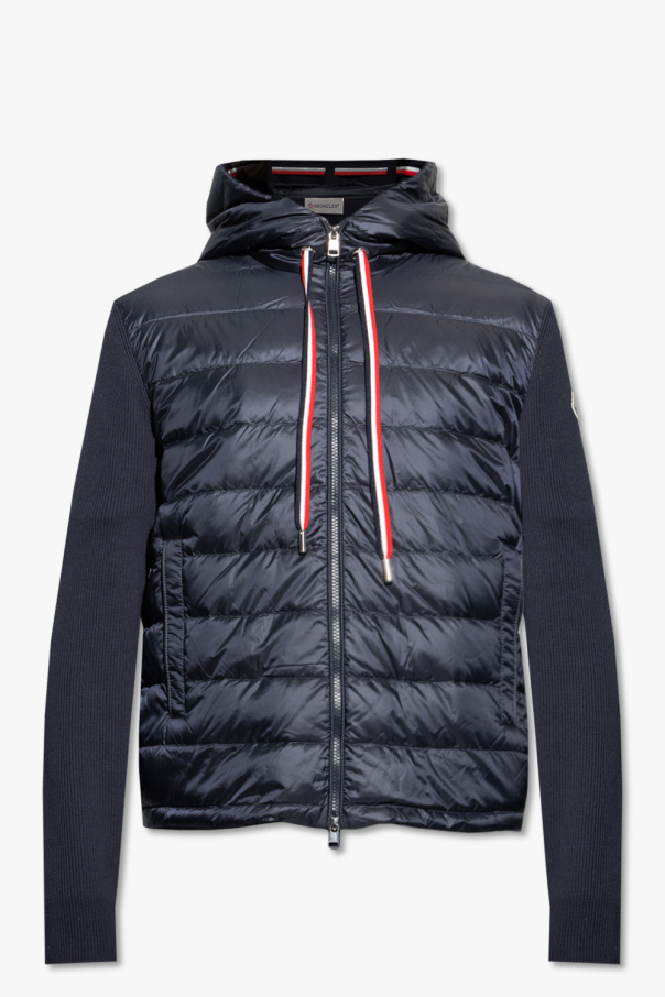 Moncler 27 Man Hooded Shell Jacket Down Detail