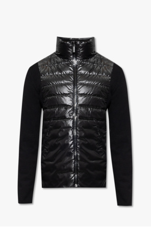 Cardigan with down front panel od Moncler