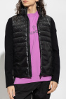Moncler BLACK Cardigan with down front panel