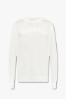 Moncler cream Sweater with logo