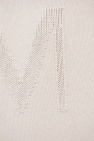 Moncler cream Sweater with logo