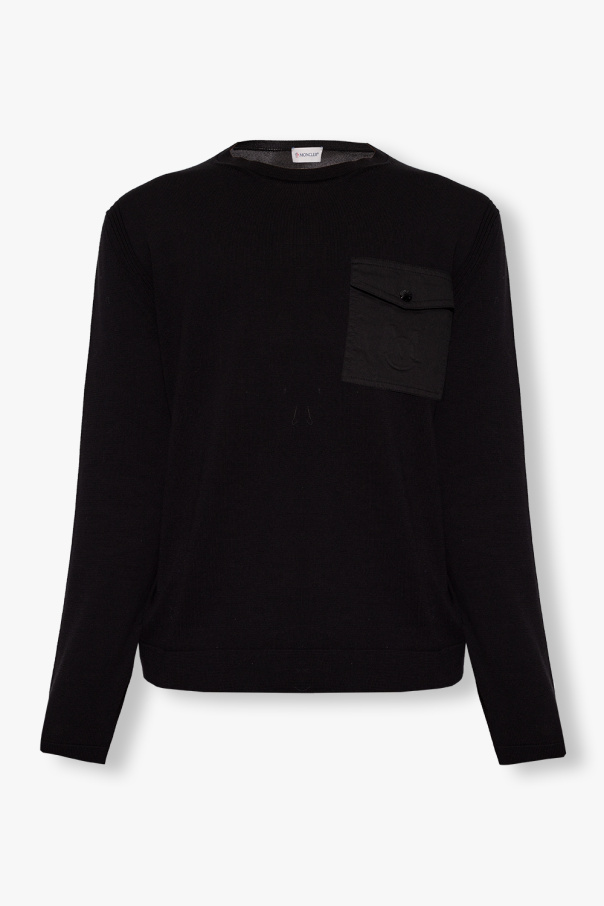 Moncler Cotton long-sleeve sweater