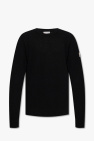 black fleece sweater