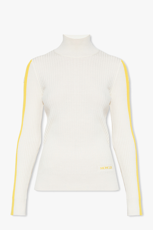 Moncler T-shirt serigrafata a girocollo in maglia di cotone