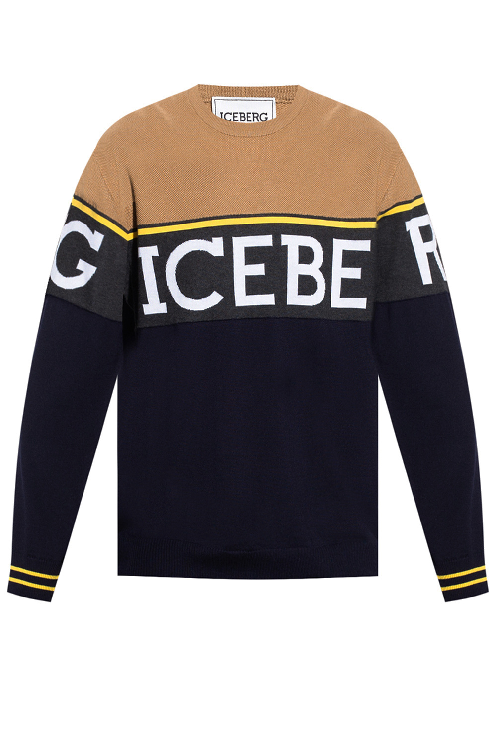 Iceberg Bleu sweater with logo