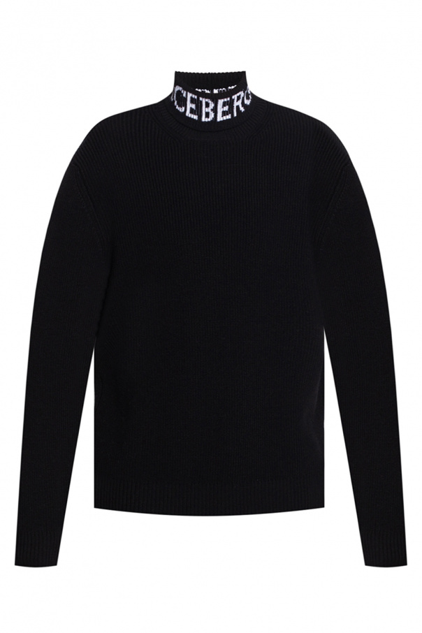 Iceberg Turtleneck sweater with logo