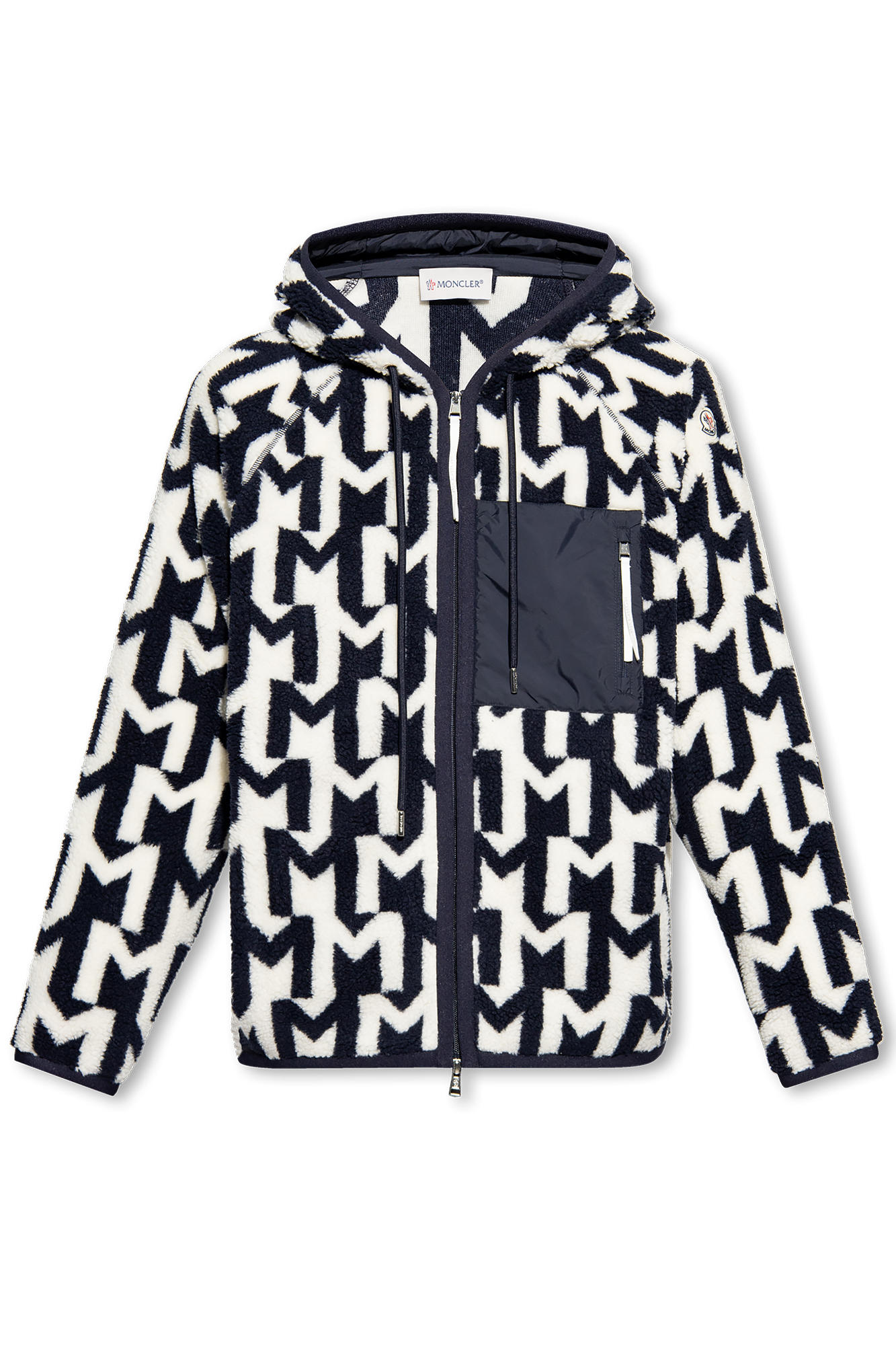Monogrammed Fleece Jacket {Black}