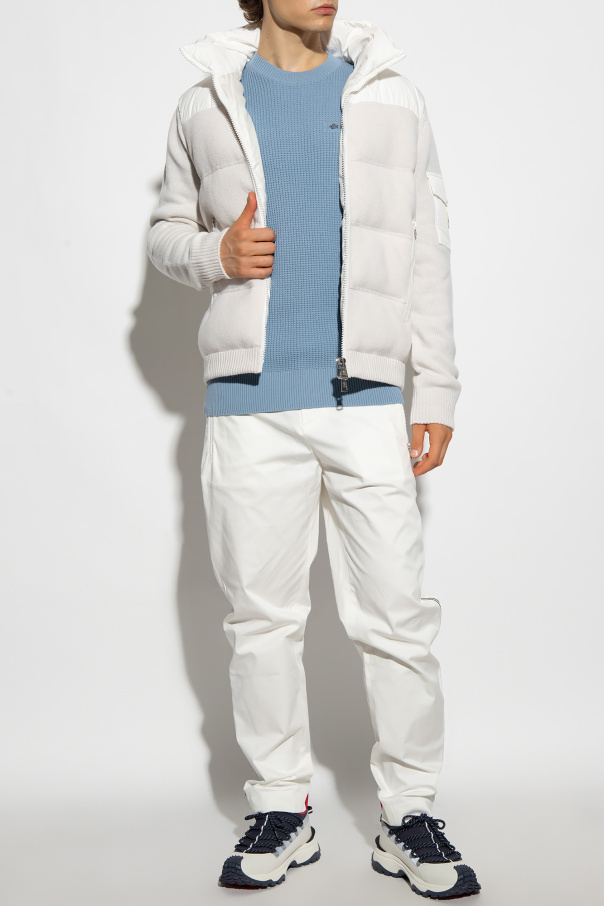 Moncler recycled polyester puffer jacket Arancione
