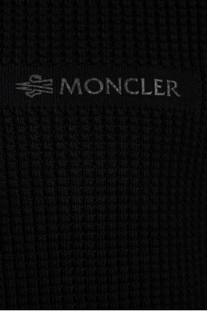 Moncler Bawełniany sweter z logo