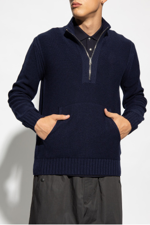 Moncler Wool blue sweater